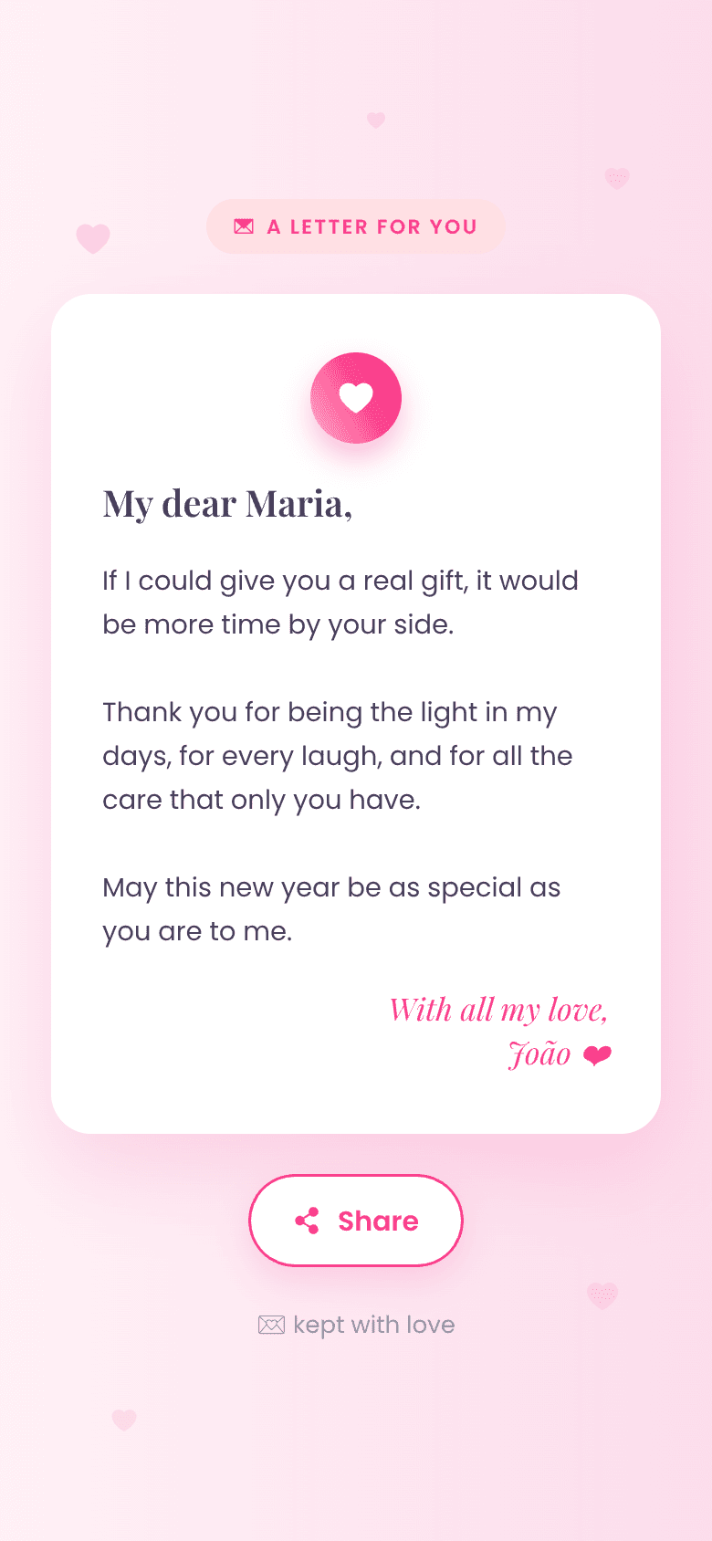 Write an unforgettable letter — Tellin